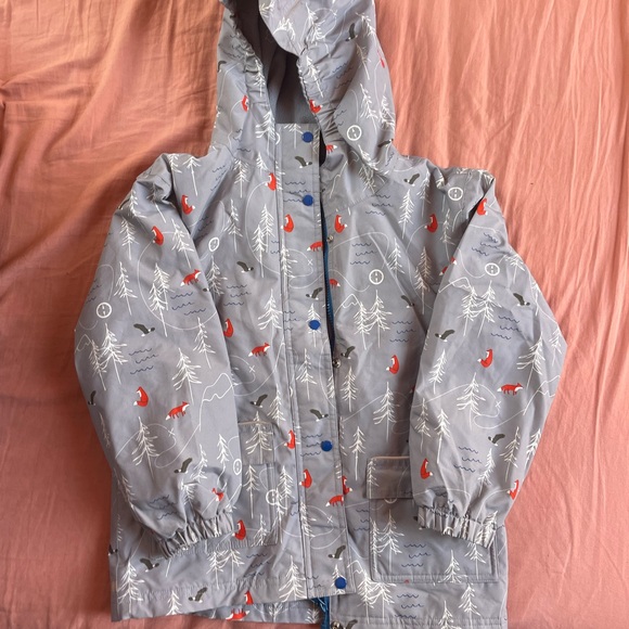 Gray Kids Jacket with Red Accents - Picture 5 of 5